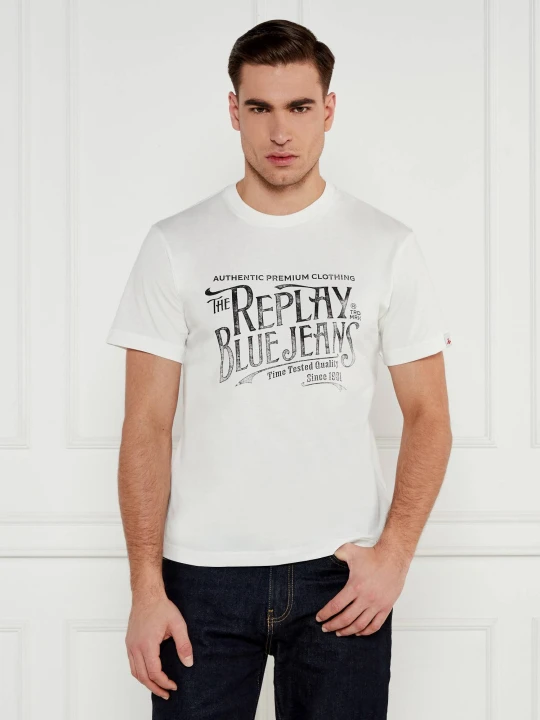 Zdjęcie produktu Replay T-shirt | Regular Fit biały