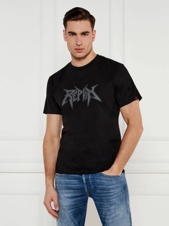 Zdjęcie produktu Replay T-shirt | Regular Fit czarny