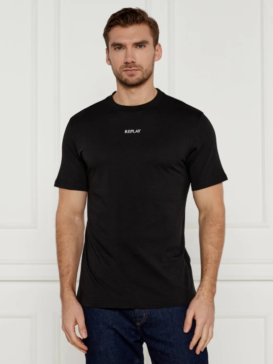 Zdjęcie produktu Replay T-shirt | Regular Fit czarny