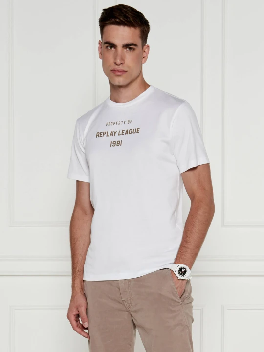 Zdjęcie produktu Replay T-shirt | Regular Fit biały