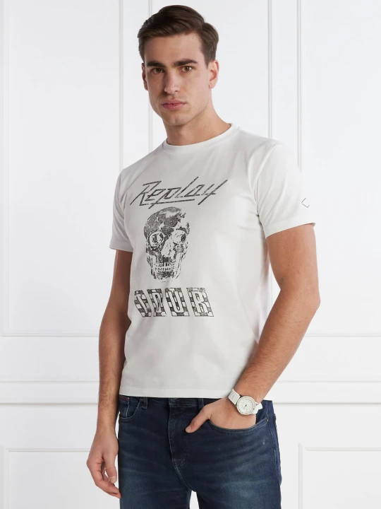 Zdjęcie produktu Replay T-shirt | Regular Fit biały