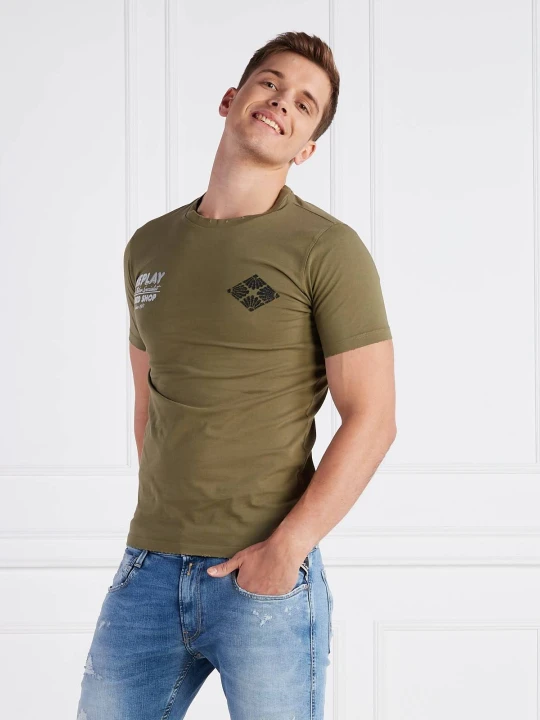 Zdjęcie produktu Replay T-shirt | Regular Fit khaki