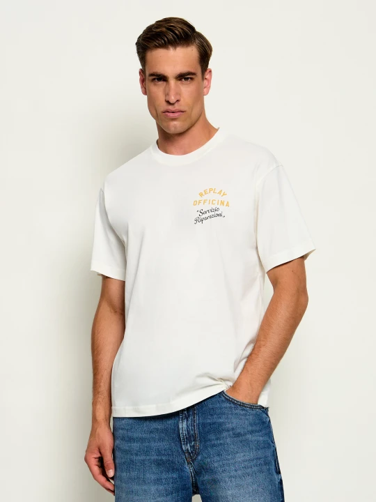 Zdjęcie produktu Replay T-shirt | Regular Fit biały