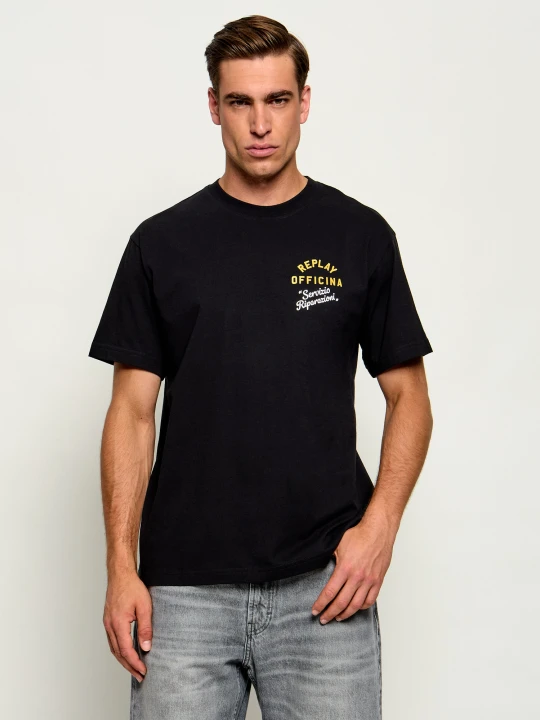 Zdjęcie produktu Replay T-shirt | Regular Fit czarny