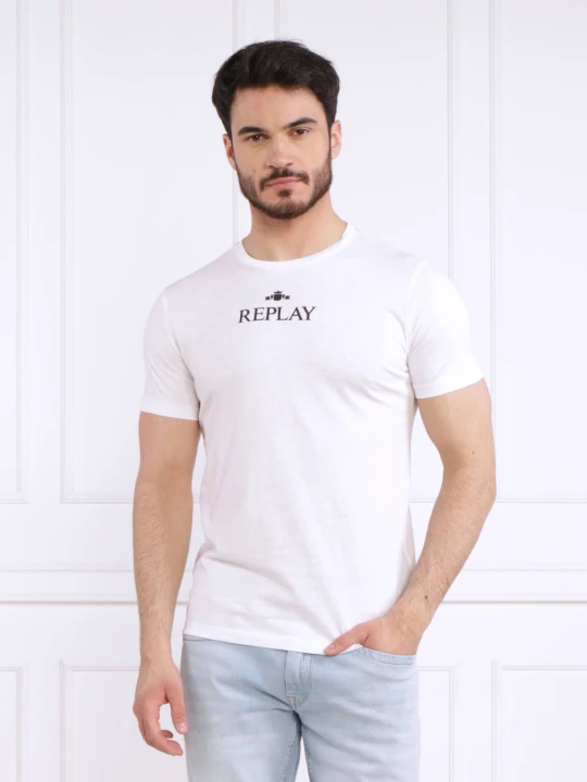Zdjęcie produktu Replay T-shirt | Relaxed fit biały