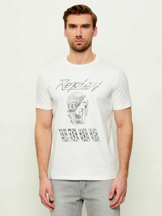 Zdjęcie produktu Replay T-shirt | Slim Fit biały