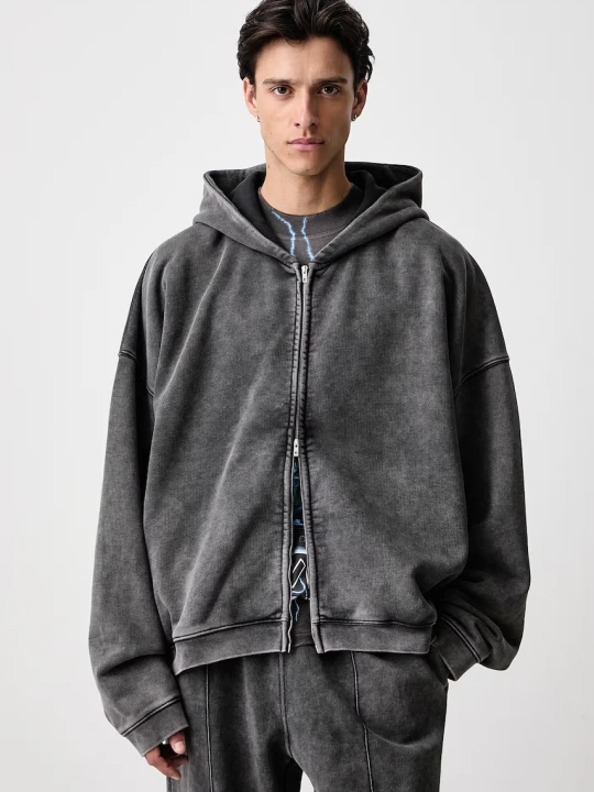 Zdjęcie produktu Represent bluza rozpinana z kapturem bawełniana męska