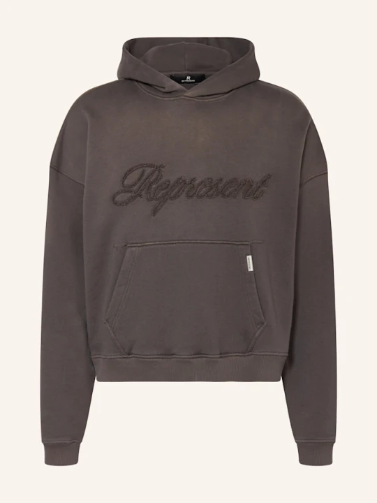 Zdjęcie produktu Represent Bluza Z Kapturem Rep Applique braun CZIEMNOSZARY