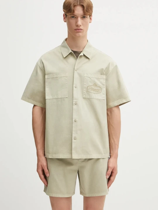 Zdjęcie produktu Represent koszula bawełniana Short Sleeve Cotton Overshirt