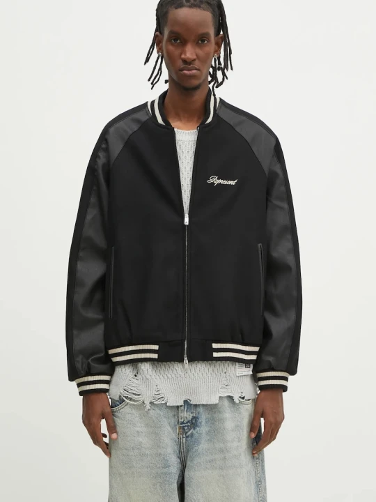 Zdjęcie produktu Represent kurtka bomber wełniana Raglan Varsity Jacket