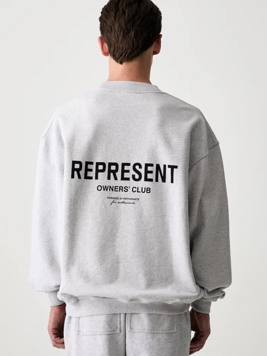 Zdjęcie produktu Represent Owners Club Sweater bluza oversize bawełniana męska