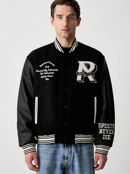 Zdjęcie produktu Represent Owners Club Varsity Jacket bomberka z dodatkiem wełny męska