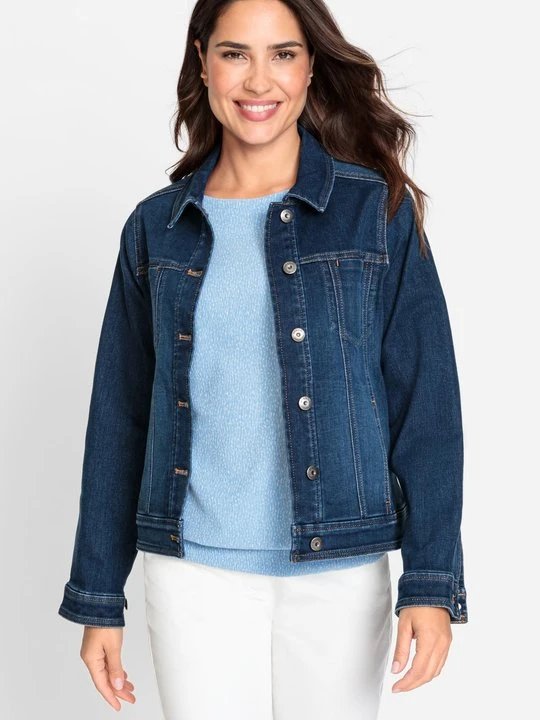 Zdjęcie produktu REPREVE® Jeansowa marynarka damska - Everyday Icons Olsen