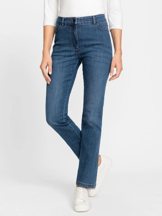 Zdjęcie produktu REPREVE® Jeansowe spodnie damskie Mona Slim - Pastel Passion Olsen