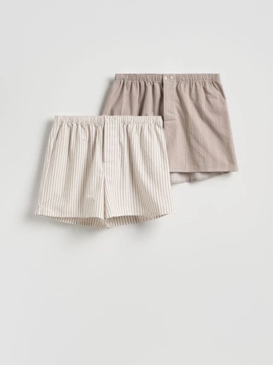 Zdjęcie produktu Reserved - 2 pack bokserek Loose - złamana biel