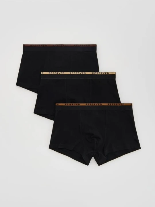 Zdjęcie produktu Reserved - 3 pack bokserek Classic - czarny