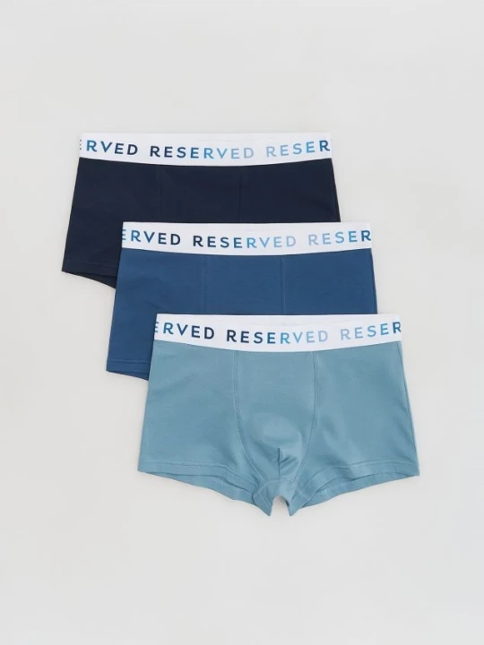 Zdjęcie produktu Reserved - 3 pack bokserek Classic - niebieski