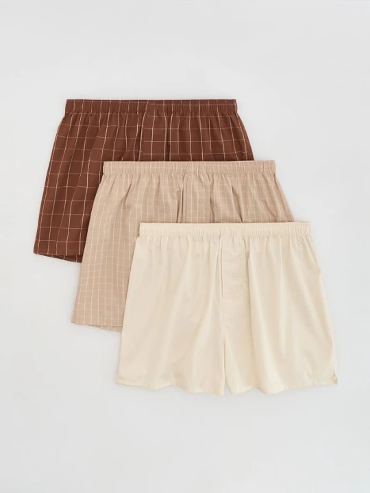 Zdjęcie produktu Reserved - 3 pack bokserek Loose - brązowy