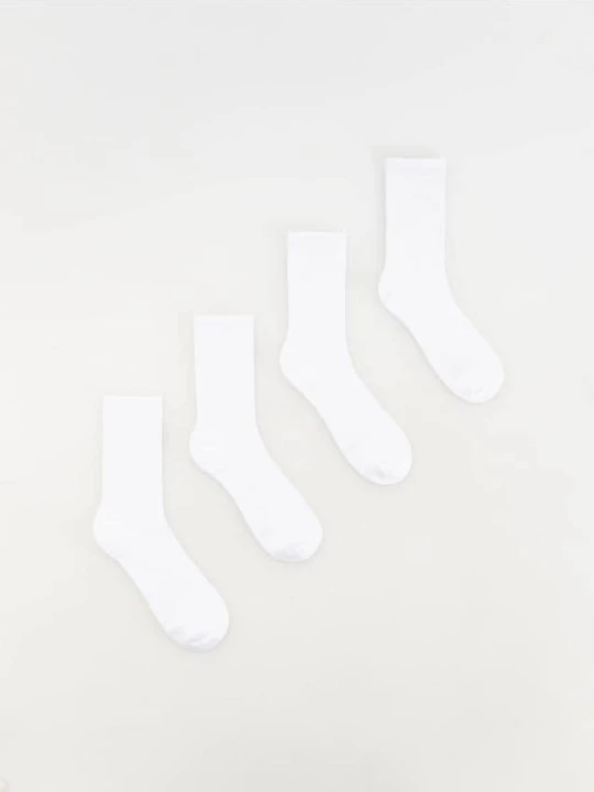 Zdjęcie produktu Reserved - 4 pack skarpet - biały