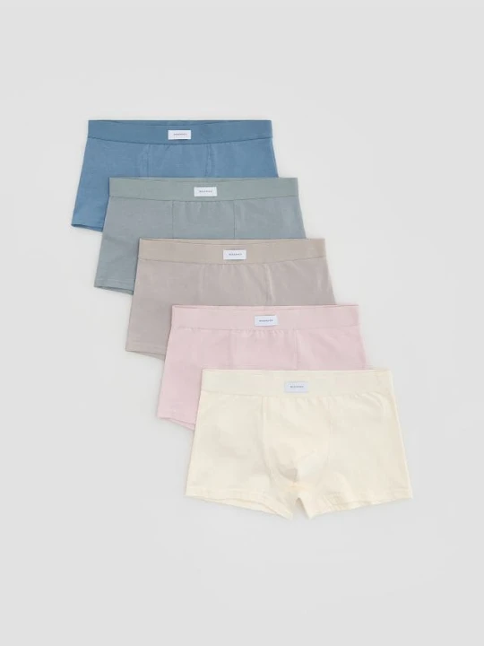 Zdjęcie produktu Reserved - 5 pack bokserek Classic - pastelowy róż