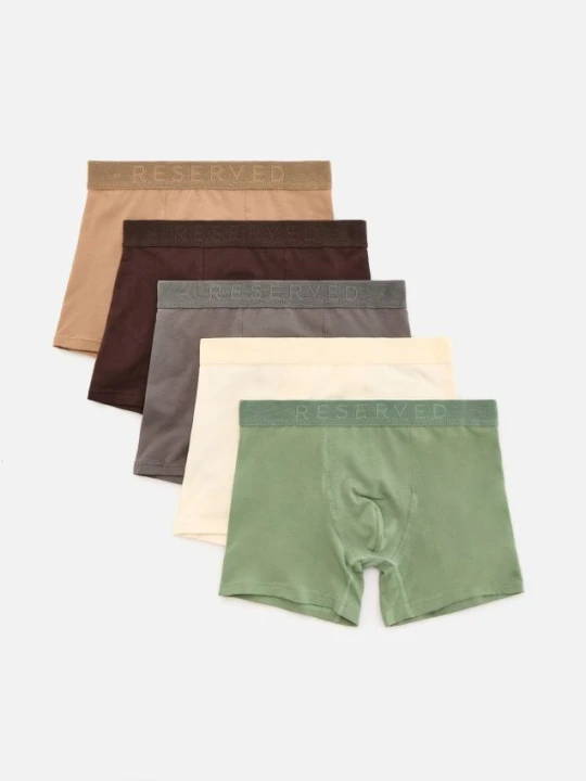 Zdjęcie produktu Reserved - 5 pack bokserek Long - beżowy