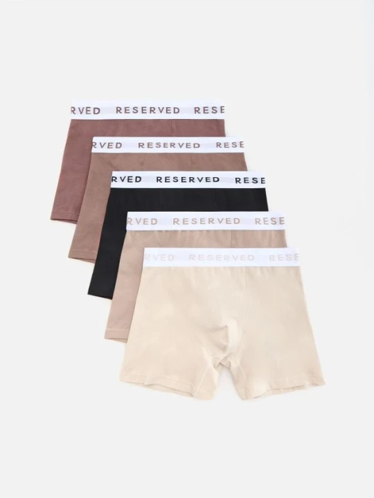 Zdjęcie produktu Reserved - 5 pack bokserek Long - brązowy