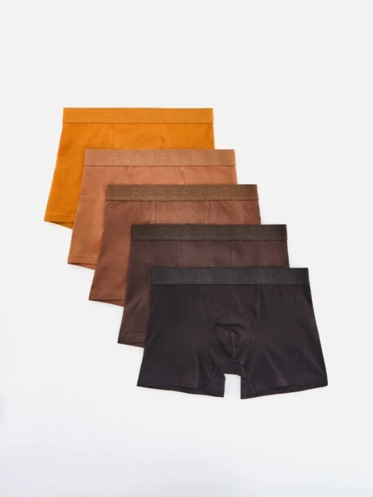 Zdjęcie produktu Reserved - 5 pack bokserek Long - bursztynowy
