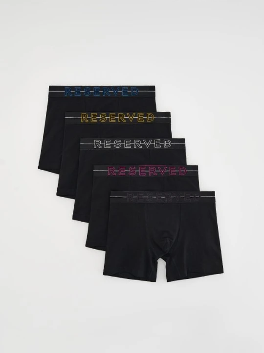 Zdjęcie produktu Reserved - 5 pack bokserek Long - czarny
