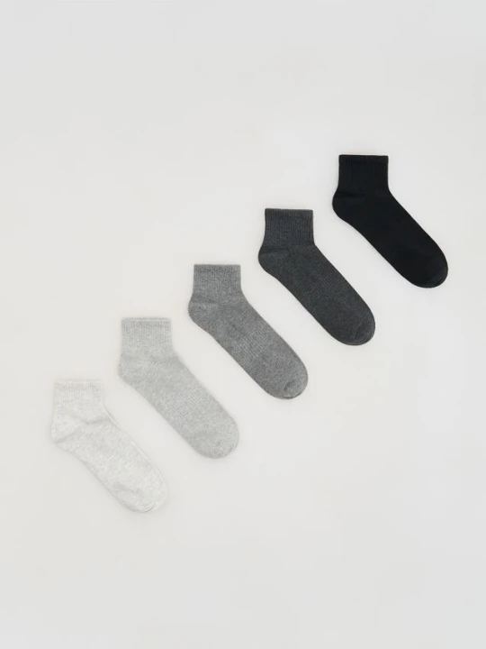 Zdjęcie produktu Reserved - 5 pack skarpet - ciemnoszary