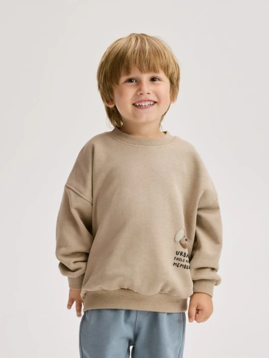 Zdjęcie produktu Reserved - Bawełniana bluza - brązowy