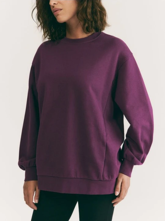 Zdjęcie produktu Reserved - Bawełniana bluza - fioletowy