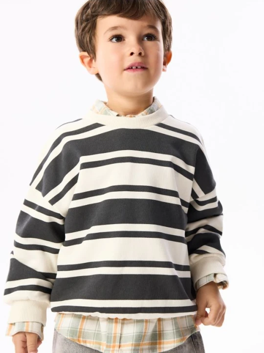 Zdjęcie produktu Reserved - Bawełniana bluza oversize - złamana biel