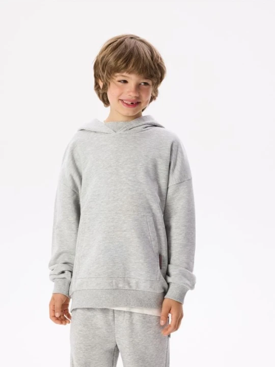 Zdjęcie produktu Reserved - Bawełniana bluza z nadrukiem - jasnoszary