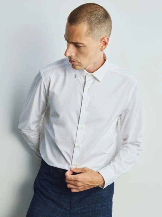 Zdjęcie produktu Reserved - Bawełniana koszula slim fit - biały