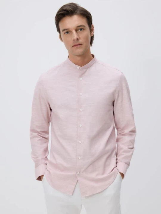 Zdjęcie produktu Reserved - Bawełniana koszula slim fit - brudny róż
