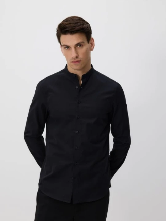 Zdjęcie produktu Reserved - Bawełniana koszula slim fit - czarny