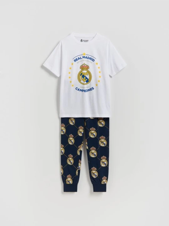 Zdjęcie produktu Reserved - Bawełniana piżama Real Madrid - biały