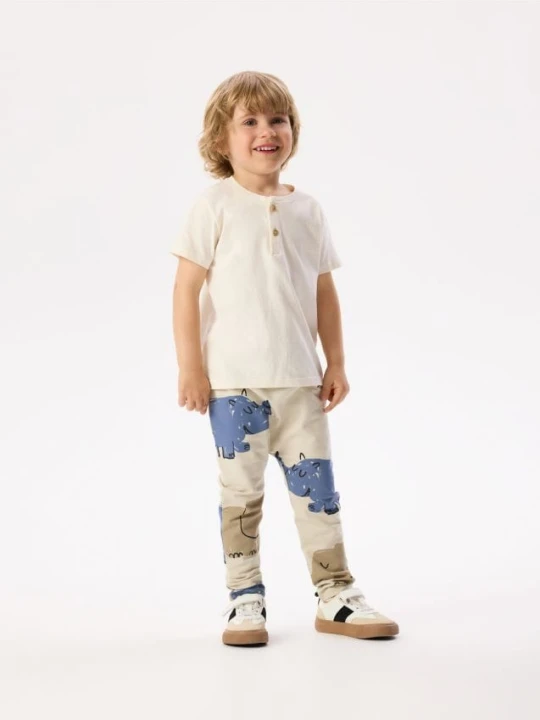 Zdjęcie produktu Reserved - Bawełniane legginsy - beżowy