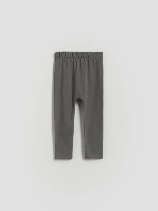 Zdjęcie produktu Reserved - Bawełniane legginsy - ciemnoszary