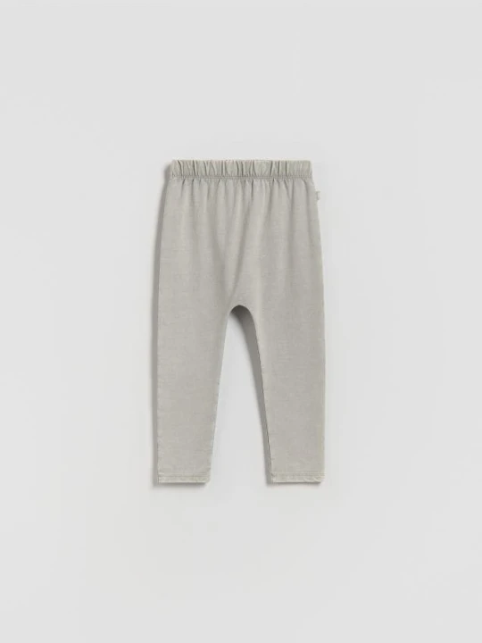 Zdjęcie produktu Reserved - Bawełniane legginsy - ciemnoszary