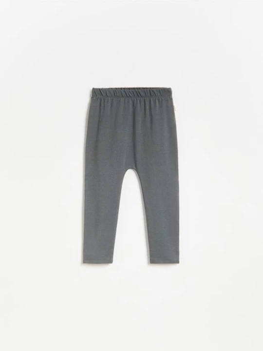 Zdjęcie produktu Reserved - Bawełniane legginsy - ciemnoszary