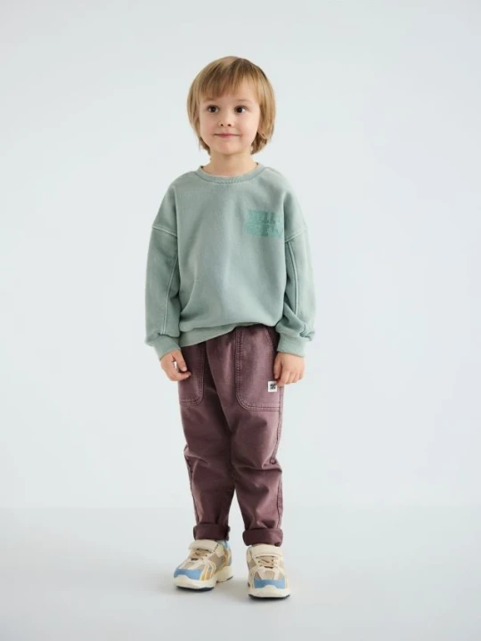 Zdjęcie produktu Reserved - Bawełniane legginsy - fioletowy