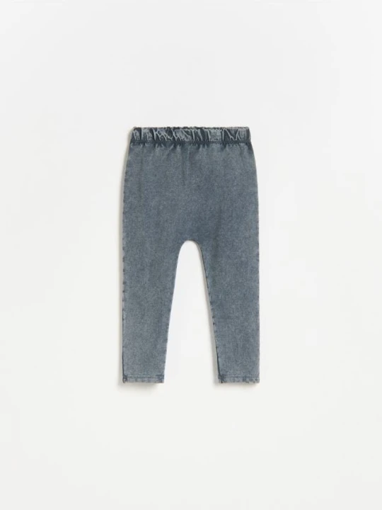 Zdjęcie produktu Reserved - Bawełniane legginsy - granatowy