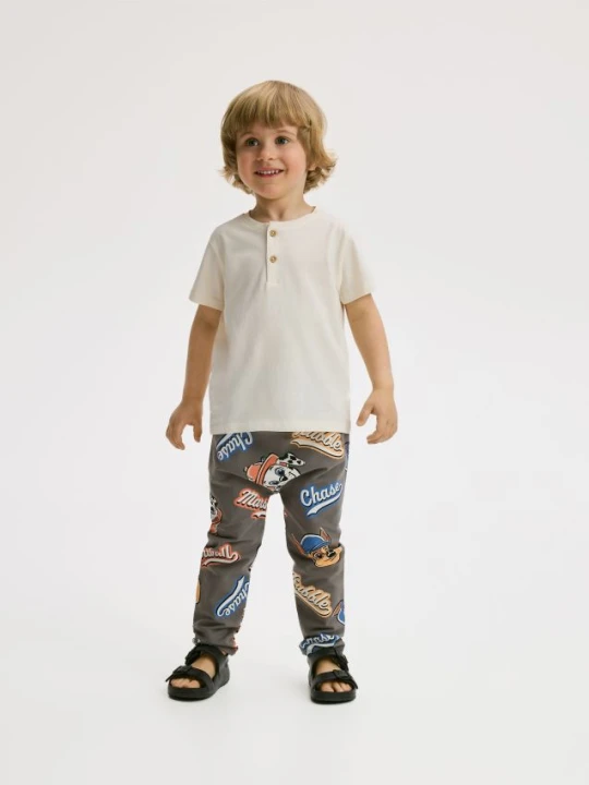 Zdjęcie produktu Reserved - Bawełniane legginsy Psi Patrol - ciemnoszary