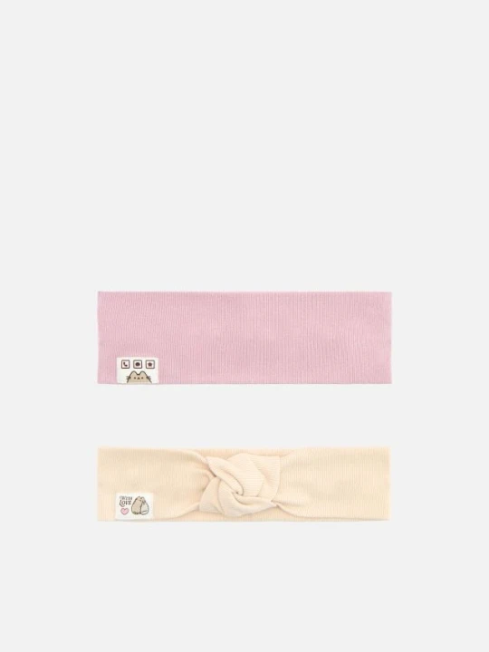 Zdjęcie produktu Reserved - Bawełniane opaski 2 pack Pusheen - wielobarwny