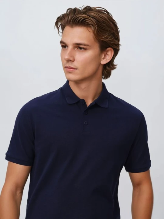 Zdjęcie produktu Reserved - Bawełniane polo regular fit - granatowy