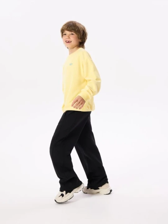 Zdjęcie produktu Reserved - Bawełniane spodnie wide leg - czarny