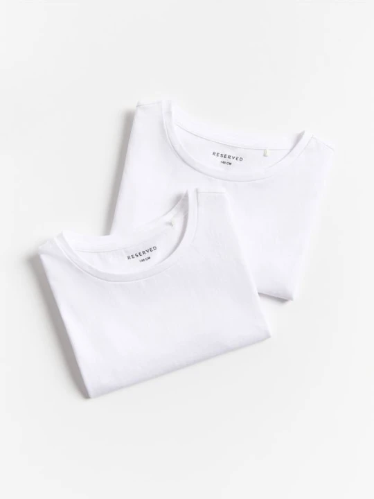 Zdjęcie produktu Reserved - Bawełniany t-shirt 2 pack - wielobarwny