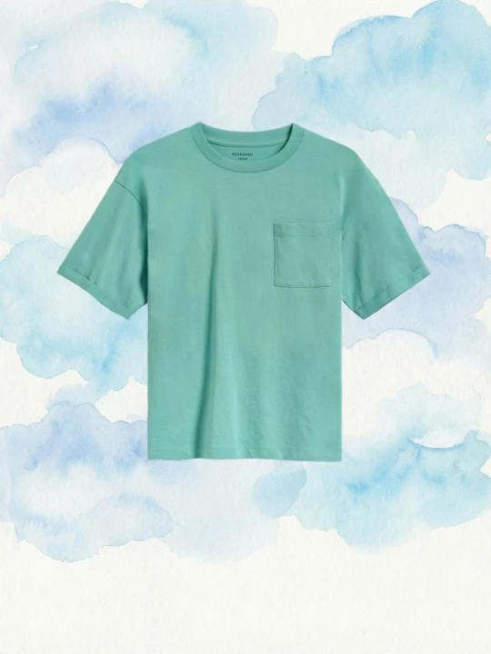 Zdjęcie produktu Reserved - Bawełniany t-shirt - jasnoturkusowy