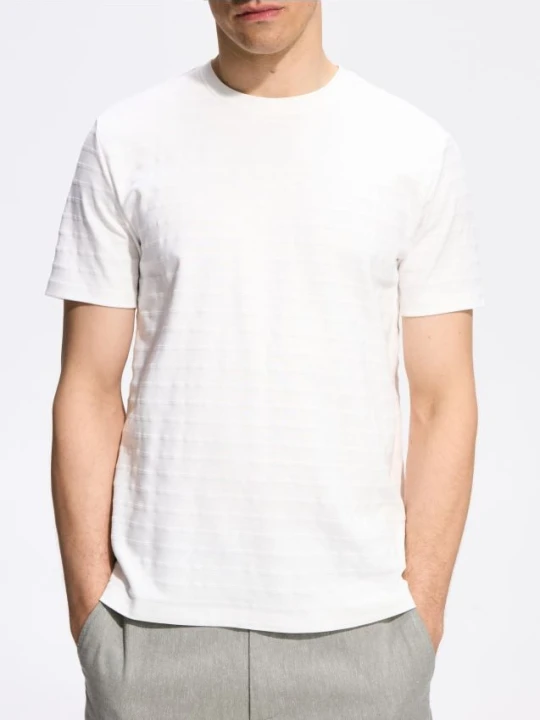 Zdjęcie produktu Reserved - Bawełniany t-shirt regular - biały